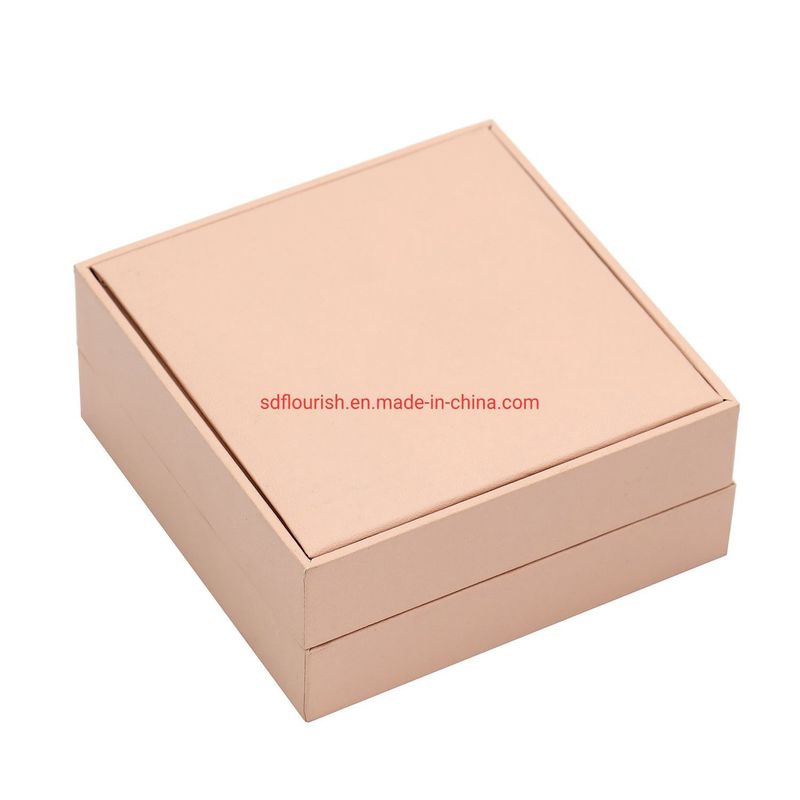 สีชมพู กล่องบรรจุเครื่องประดับกระดาษใหญ่