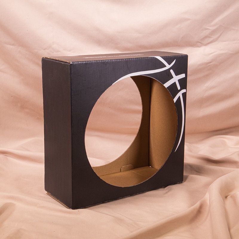 3 Ply E ฟลอยท์กระดาษคอรูเกทแข็ง Display Box สําหรับบาสเก็ตบอลฟุตบอลตามต้องการ
