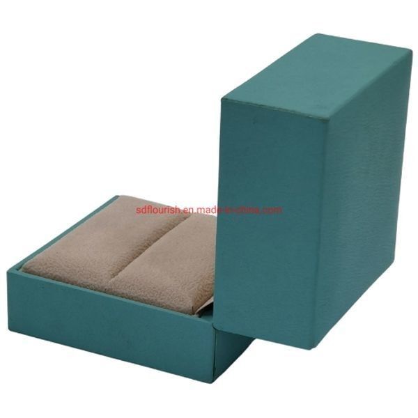 Clamshell Design สีเขียวอลังการ กระดาษกระดาษแข็ง โปรโมชั่นแหวนกล่องของขวัญในรูปแบบ CDR / EPS / JPG / TIF