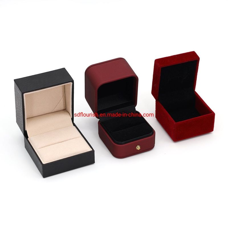 Clamshell Design สีเขียวอลังการ กระดาษกระดาษแข็ง โปรโมชั่นแหวนกล่องของขวัญในรูปแบบ CDR / EPS / JPG / TIF