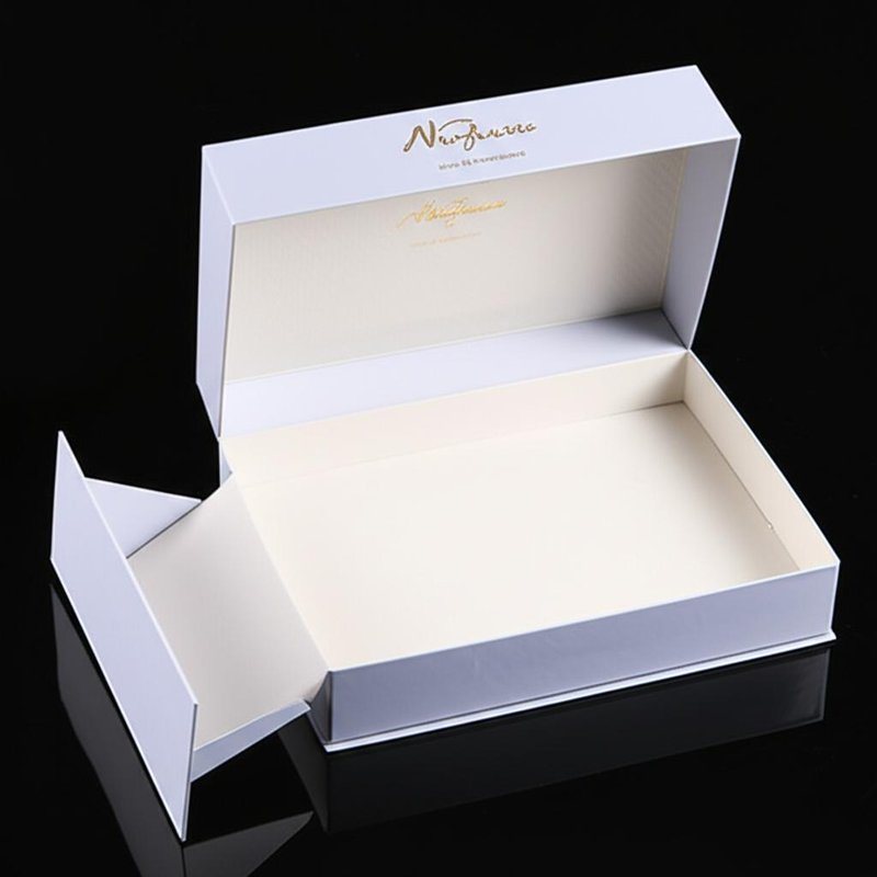 Matte Lamination Surface Handling Gift Box Container with Hot Stamping Spot UV Embossing Debossing Special Finishing