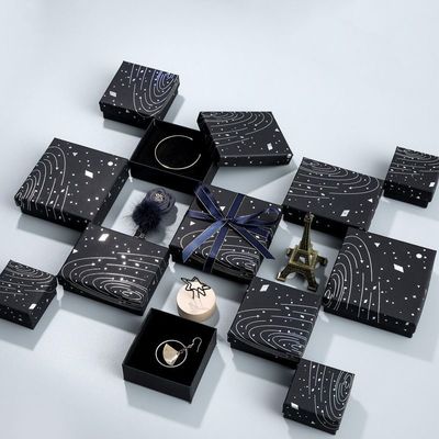 กระดาษหรูกล่องเครื่องประดับ Offset Printing Necklace Earring กระดาษกระดาษกล่องบรรจุของขวัญ
