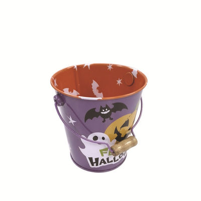 ราคาดี EVA Halloween พิมพ์กล่องดีบุกถังรีไซเคิลพร้อมที่จับ ออนไลน์
