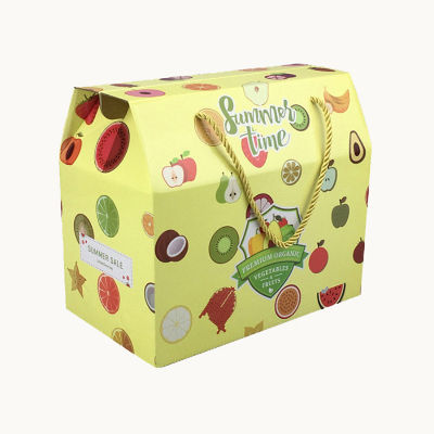 ราคาดี กล่องของขวัญลูกฟูกรั่วซึมแบบใช้ซ้ำได้พร้อมที่จับอเนกประสงค์ ออนไลน์